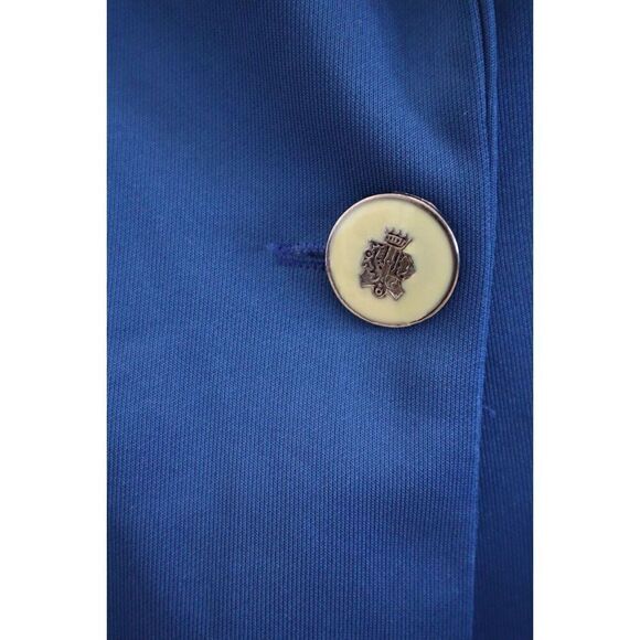 Zara 2005/914/700 Women's Sz S Cobalt Blue One Button Blazer Suit Jacket - Picture 3 of 6